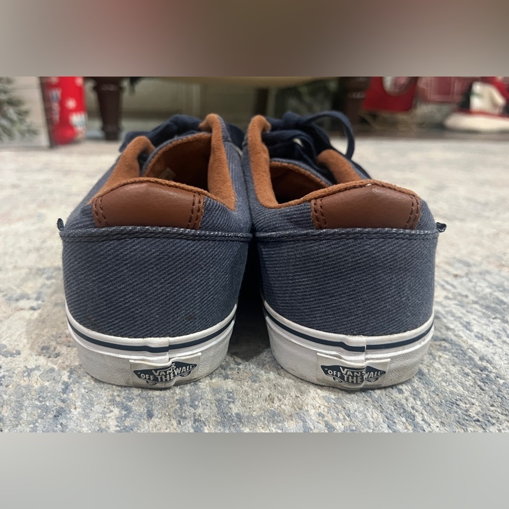 Vans Navy and White Sneakers - Picture 3 of 7